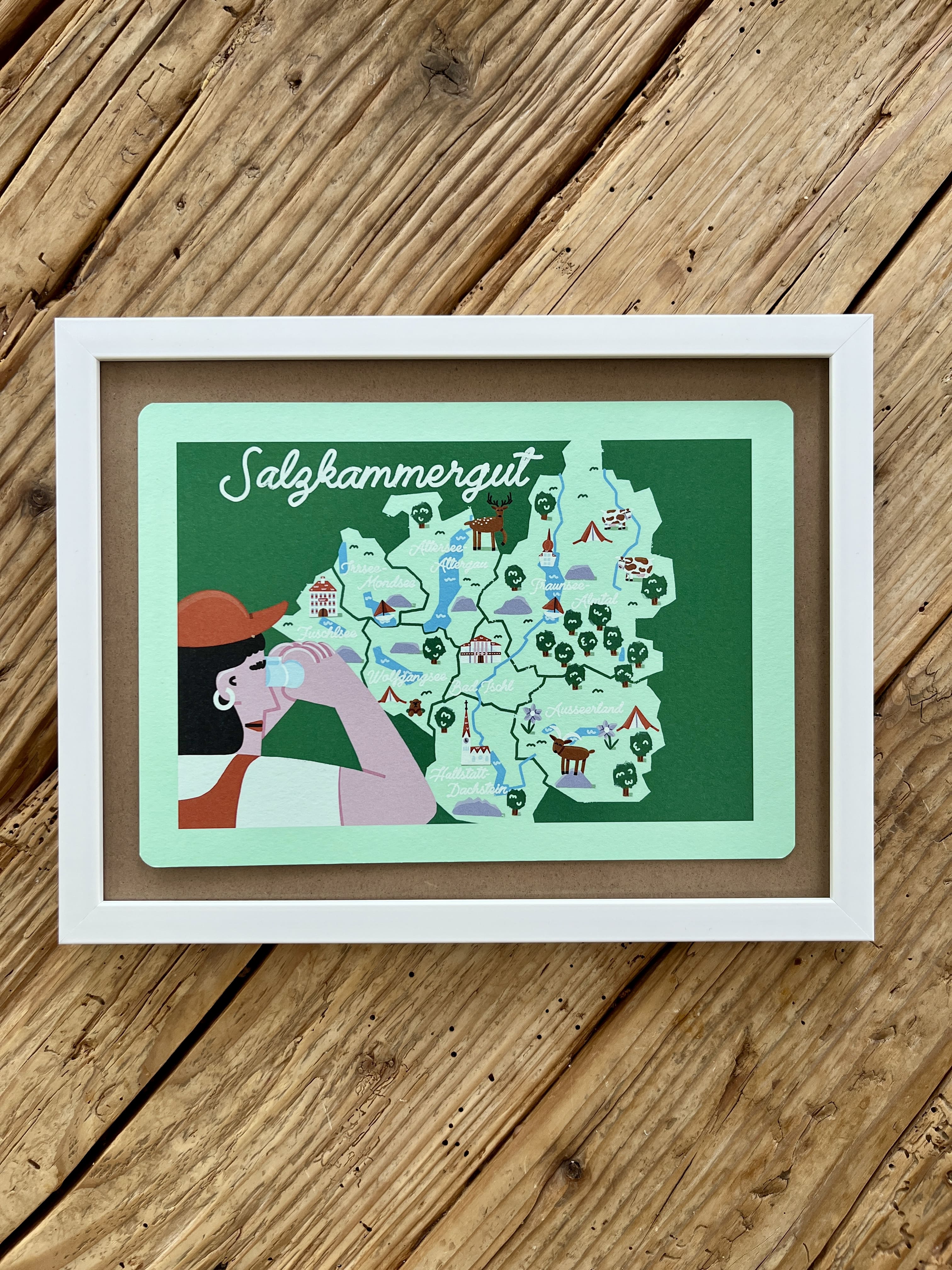 Postcard - Salzkammergut