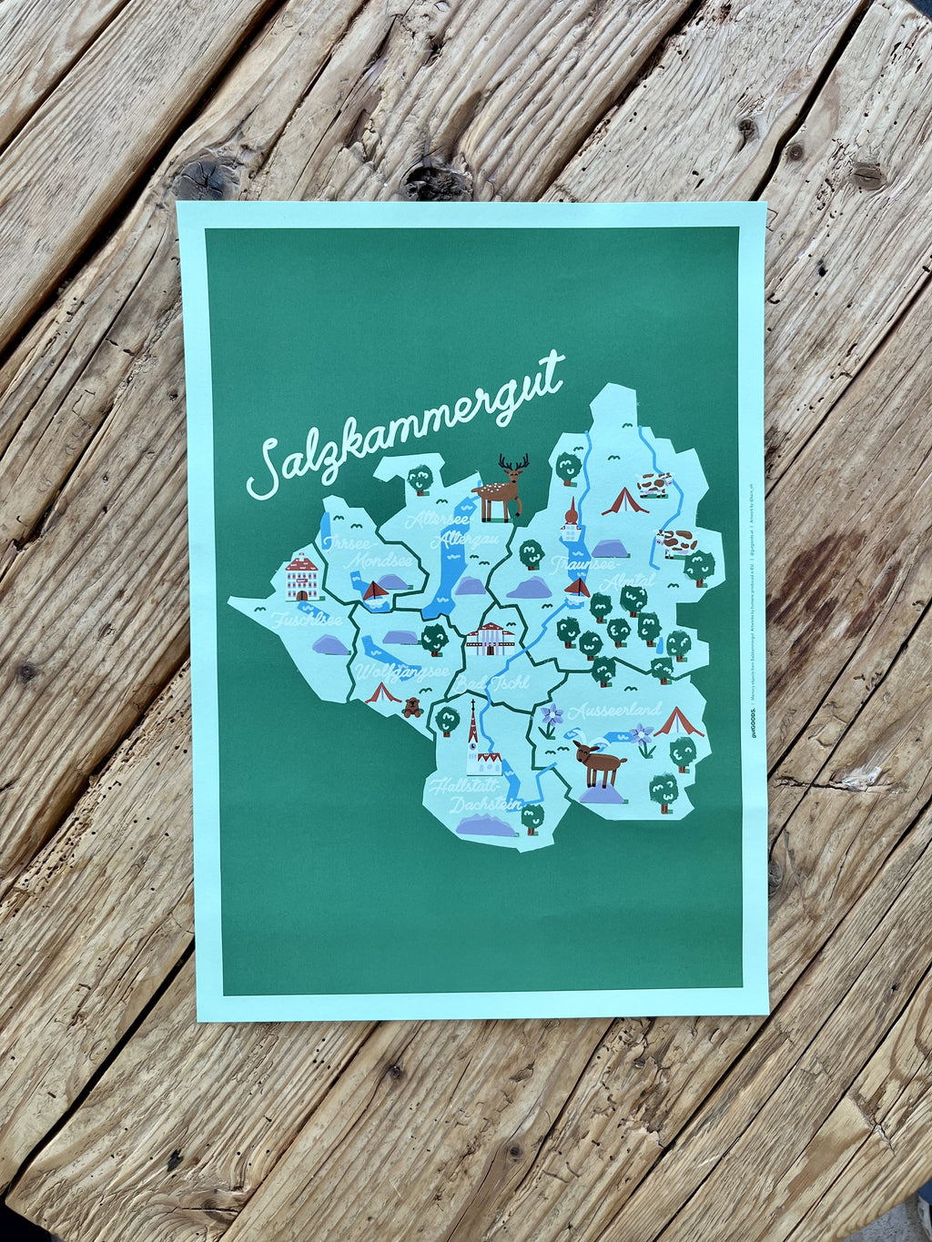 Poster - Salzkammergut
