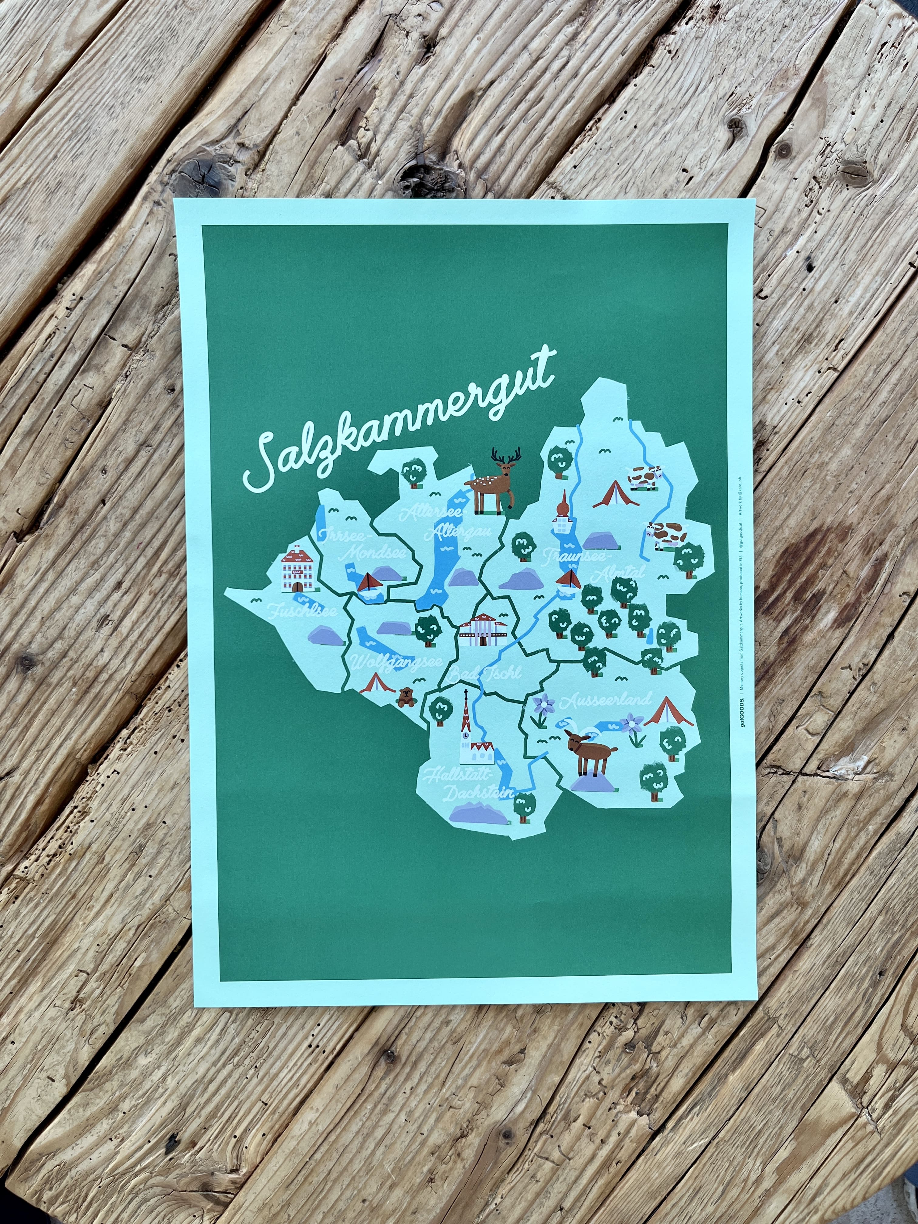 Poster - Salzkammergut