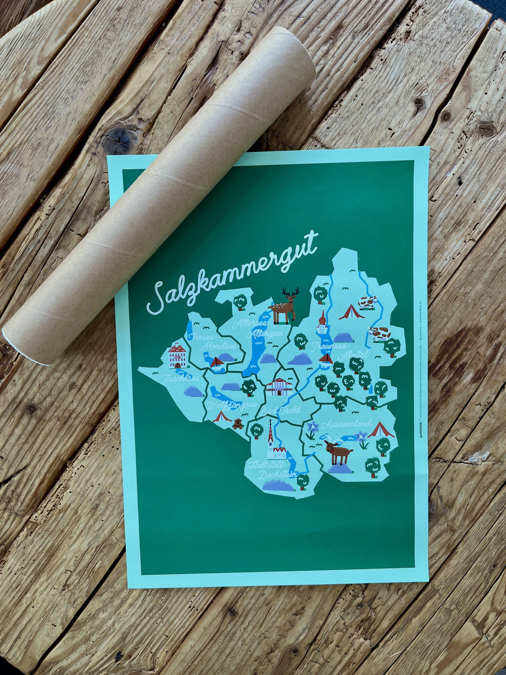 Poster - Salzkammergut