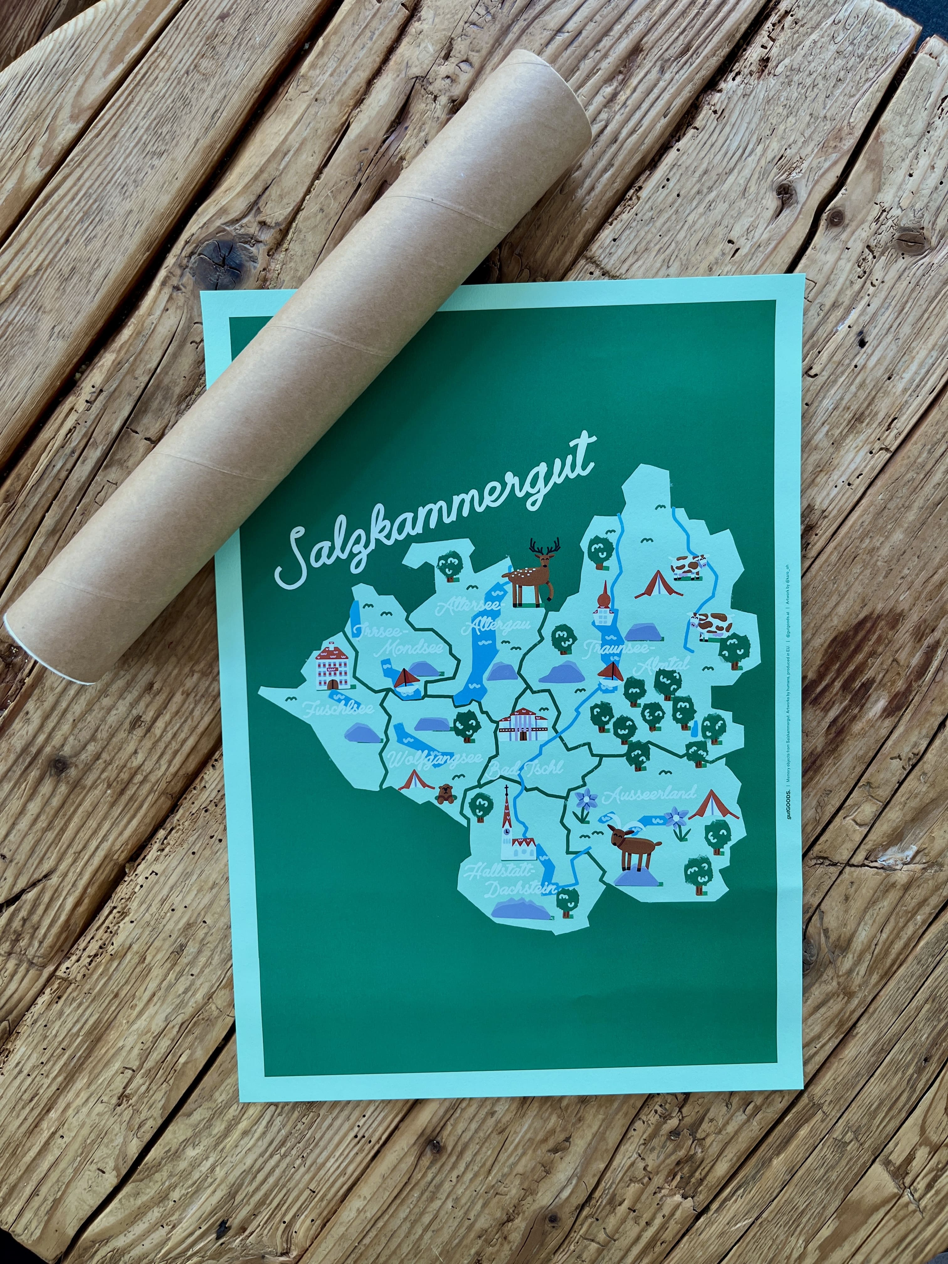 Poster - Salzkammergut